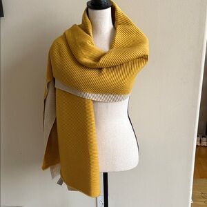 Chic Mustard Yellow Wrap Scarf